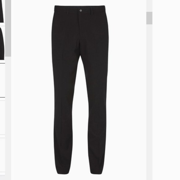 Black 2 button Slim suit coat & pants - Picture 4 of 4